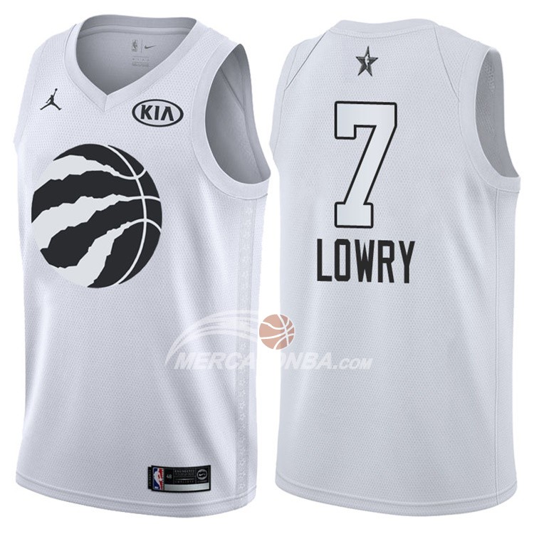 Maglia NBA Kyle Lowry All Star 2018 Toronto Raptors Bianco